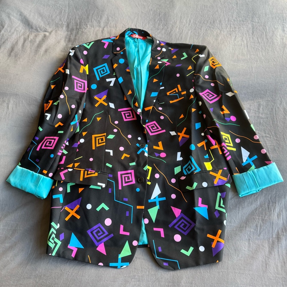 LAST CHANCE BEFORE DONATION Geometric Blazer - Picture 3 of 6